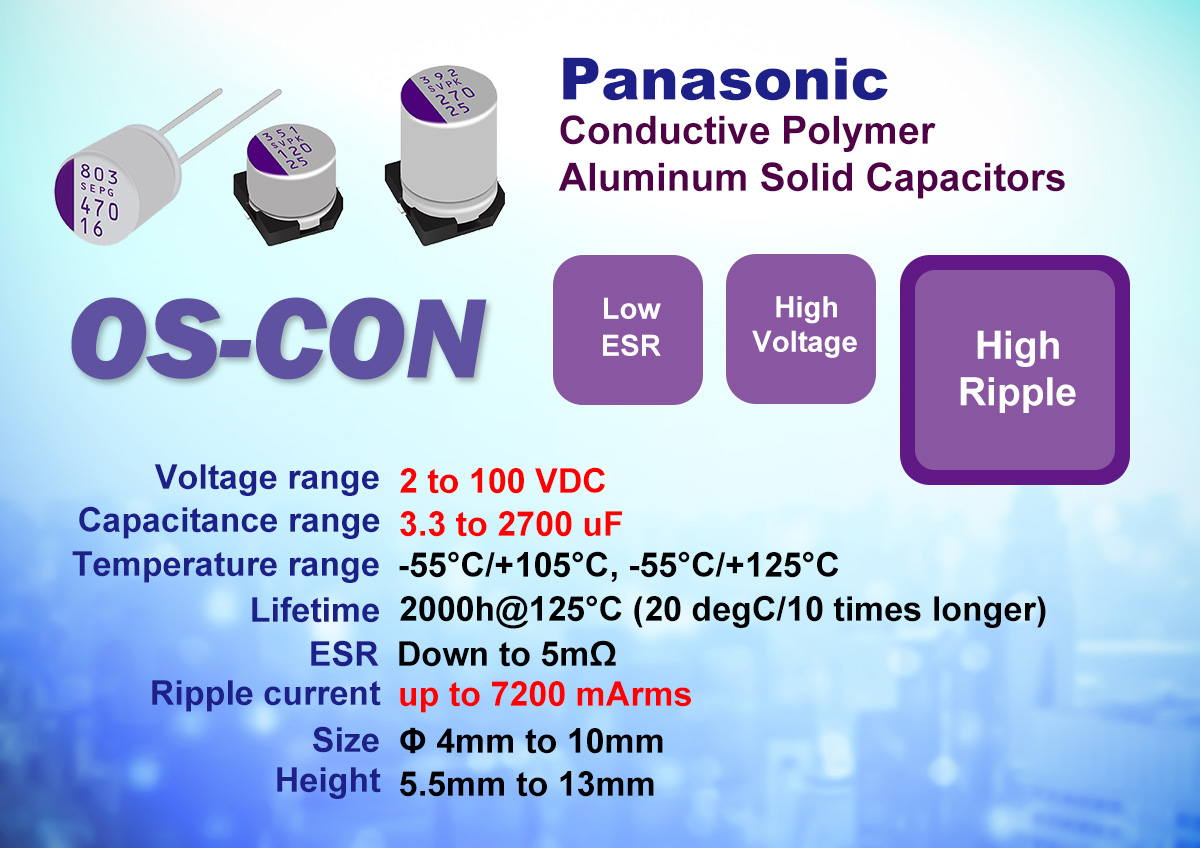 Panasonic OS-CON Conductive Polymer