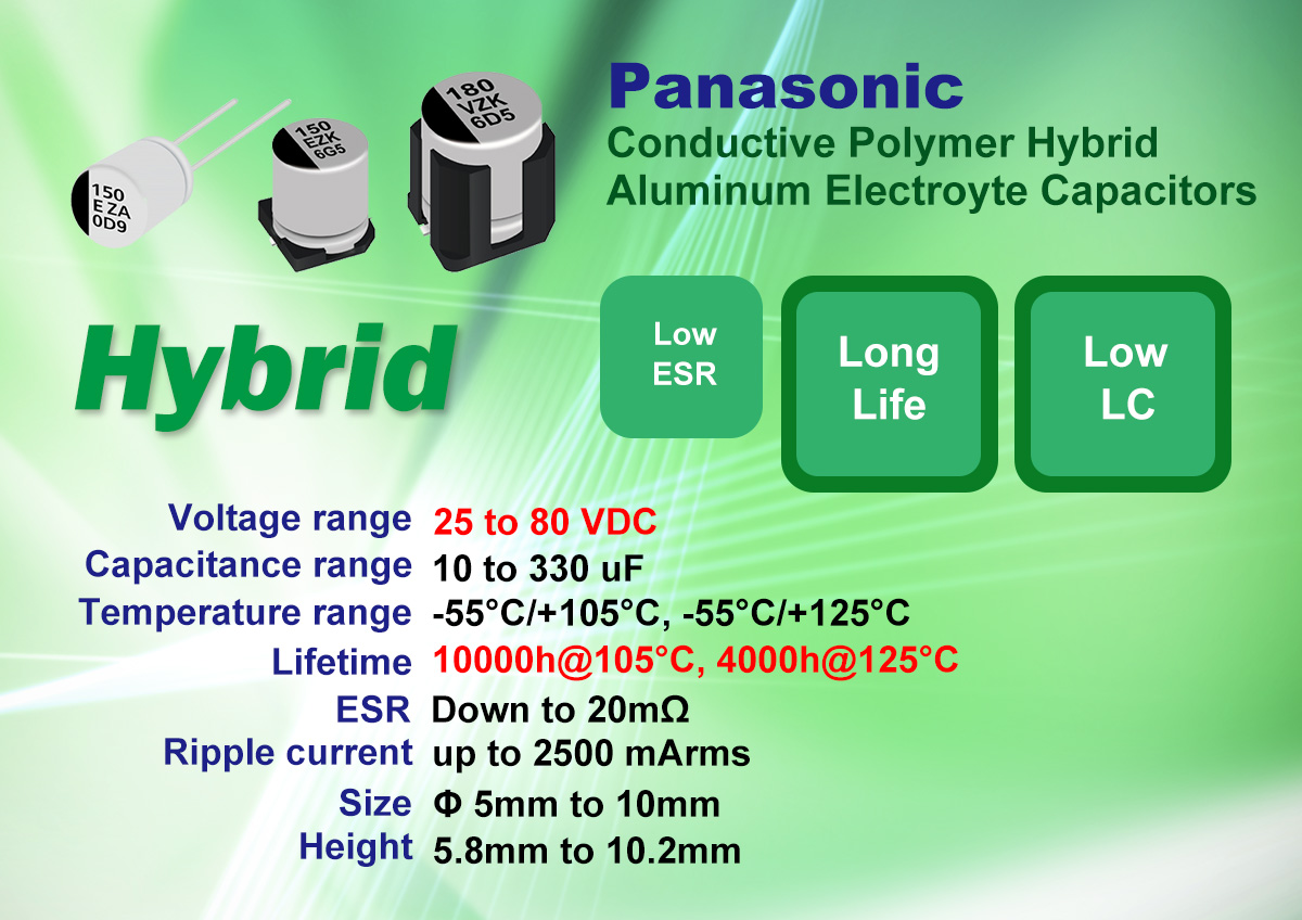 Panasonic Hybrid Conductive Polymer Hybrid